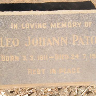 PATON Leo Johann 1911-1957