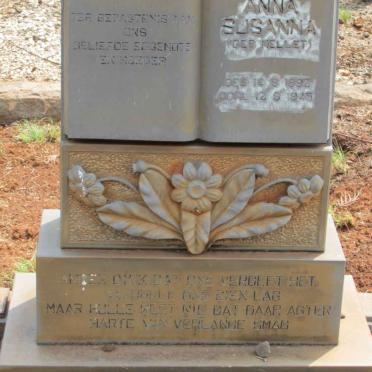 PIETERSE Anna Susanna nee MELLET 1892-1945