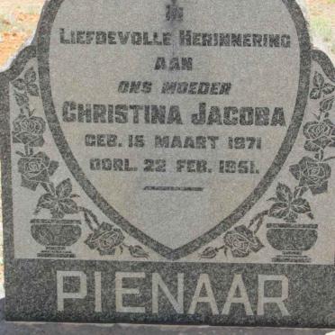 PIENAAR Christina Jacoba 1971-1951
