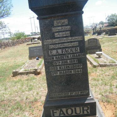 FAOUR E.A. 1887-1944