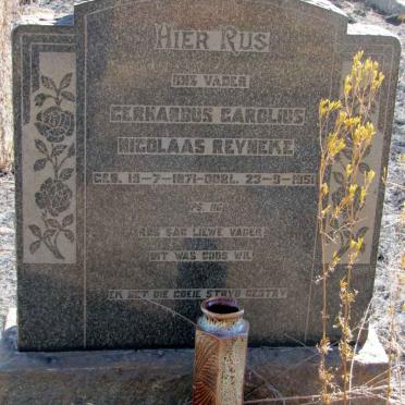 REYNEKE Gerhardus Carolius Nicolaas 1871-1951