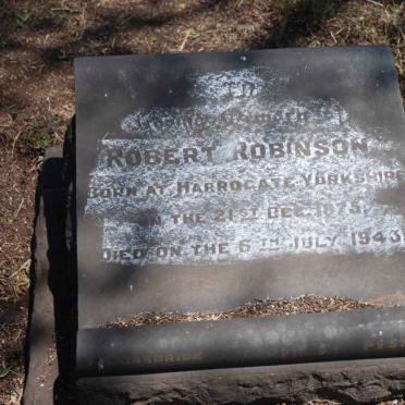 ROBINSON Robert 1875-1943