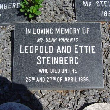 STEINBERG Leopold -1898 &amp; Ettie -1898