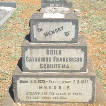 SCHUITEMA Odilo Cathrinus Franciscus 1939-1957