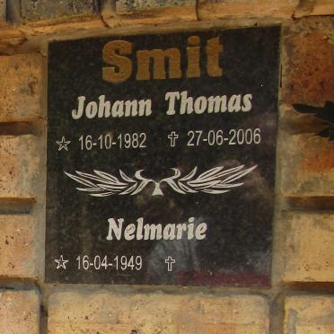 SMIT Johann Thomas 1982-2006 &amp; Nelmarie 1949-