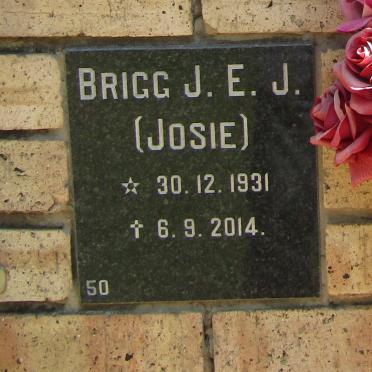 BRIGG J.E.J. 1931-2014