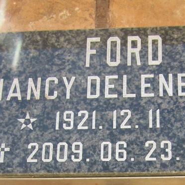 FORD Nancy Delene 1921-2009