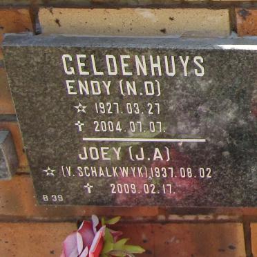 GELDENHUYS N.D. 1927-2004 &amp; J.A. van SCHALKWYK 1937-2009