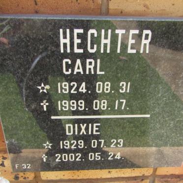 HECHTER Carl 1924-1999 &amp; Dixie 1929-2002