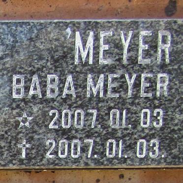 MEYER Baba 2007-2007