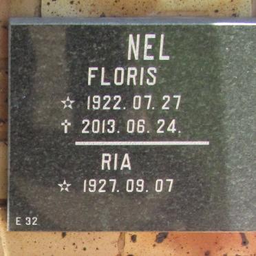 NEL Floris 1922-2013 &amp; Ria 1927-