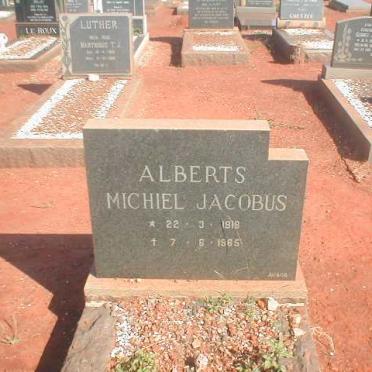 ALBERTS Michiel Jacobus 1918-1965