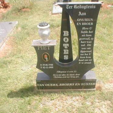 BOTES Piet 1940-1999