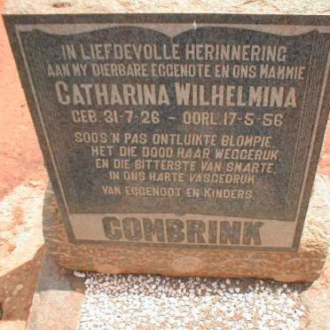COMBRINK Catharina Wilhelmina 1926-1956