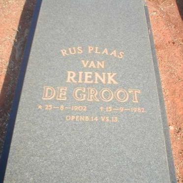 GROOT Rienk, de 1902-1982