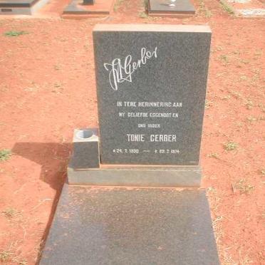 GERBER Tonie 1930-1974