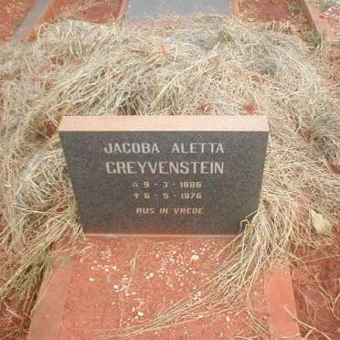 GREYVENSTEIN Jacoba Aletta 1886-1976