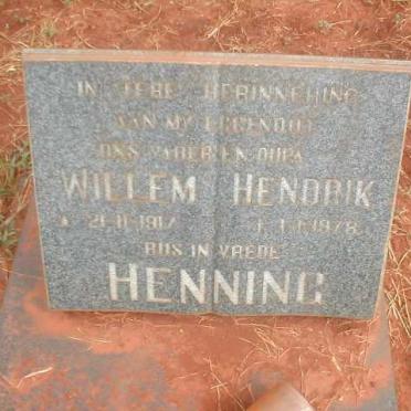 HENNING Willem Hendrik 1917-1978