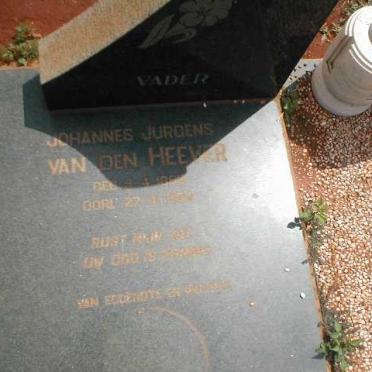 HEEVER Johannes Jurgens, van den 1883-1954