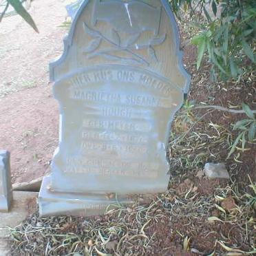 HOUGH Magrietha Susanna geb. MEYER 187?-??