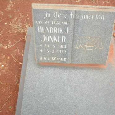 JONKER Hendrik J. 1914-1977