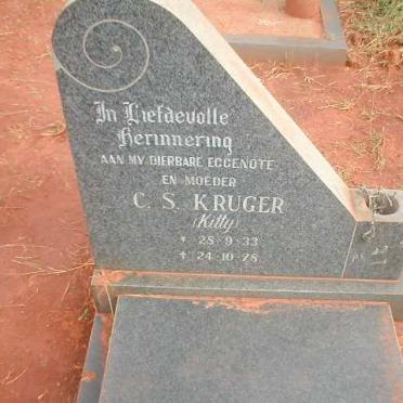 KRUGER C.S. 1933-1978