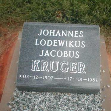 KRUGER Johannes Lodewikus Jacobus 1907-1987