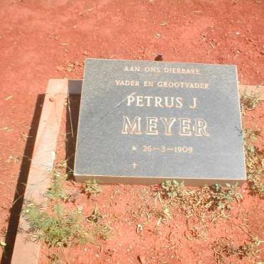 MEYER Petrus J. 1909-