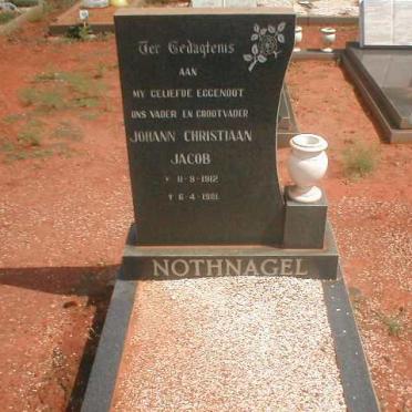 NOTHNAGEL Johann Christiaan Jacob 1912-1981