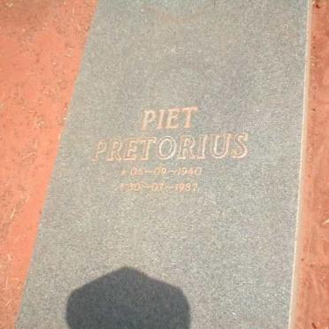 PRETORIUS Piet 1940-1987