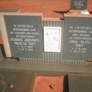 SMIT Jacobus Johannes Nicolas 1900-1976  &amp; Dina Alida 1904-1977