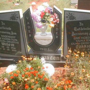 STADEN Willem, van 1926-2001 &amp; Tokkie 1929-