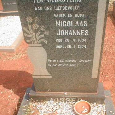 VISSER Nicolaas Johannes 1894-1974