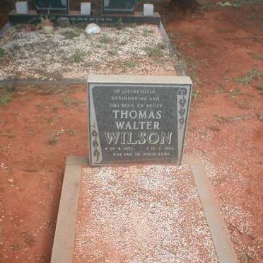 WILSON Thomas Walter 1952-1984