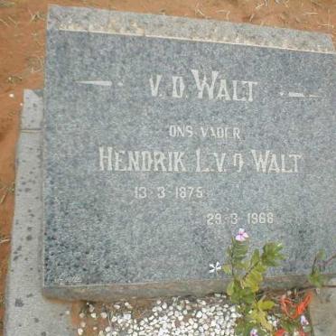 WALT Hendrik L, vd 1875 - 1968