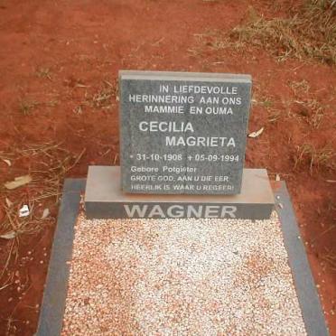 WAGNER Cecelia Magrieta 1908-1994