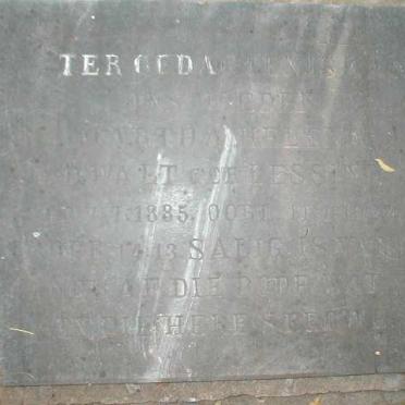 WALT Martha Helena nee LESSING 1885 - 1924