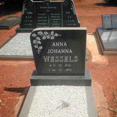 WESSELS Anna Johanna 1928 - 1995