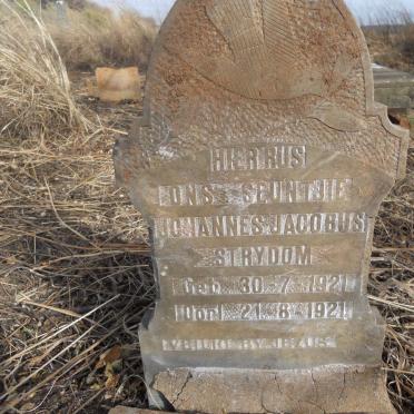 STRYDOM Johannes Jacobus 1921-1921