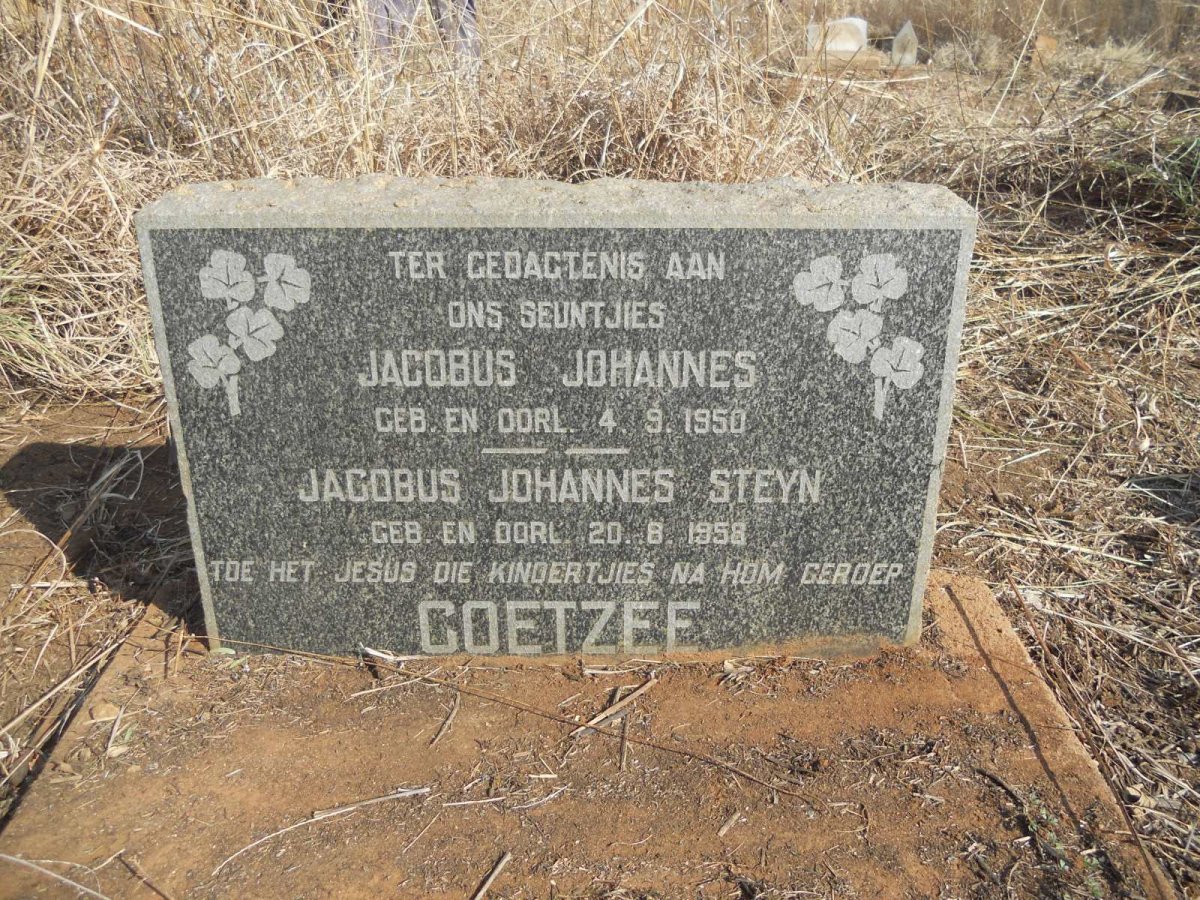 COETZEE Jacobus Johannes 1950-1950 :: COETZEE Jacobus Johannes Steyn 1958-1958