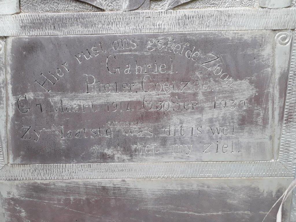COETZEE Gabriel Pieter 1914-1937_1