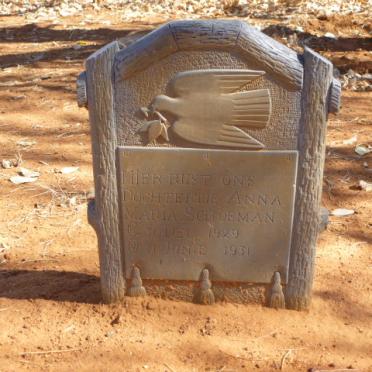 SCHOEMAN Anna Maria 1929-1931