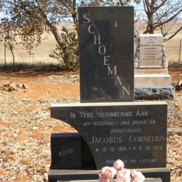 SCHOEMAN Jacobus Cornelius 1919-1974 &amp; Maria Elizabeth 1927-2003