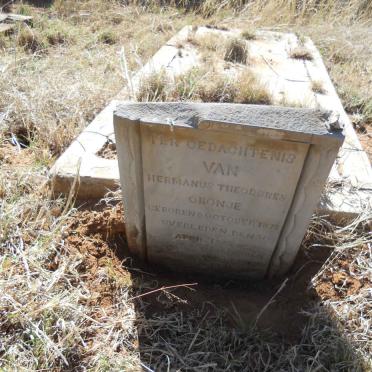 CRONJE Hermanus Theodores 1871-1893