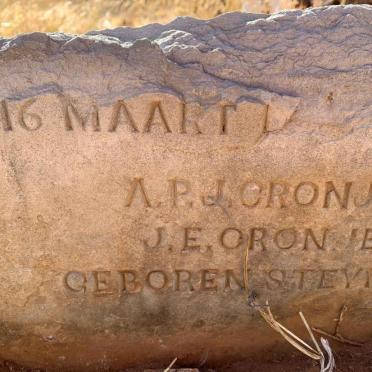 CRONJE Johanna Eliezabeth 1874-?