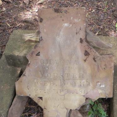 VORSTER Johanna Margaretha nee BOTHA 186?-1938