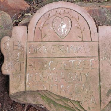 COETZEE Okker Jakobus 192?-1928