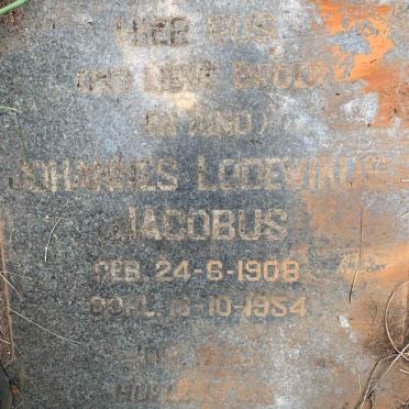 KRUGER Johannes Lodewikus Jacobus 1908-1954