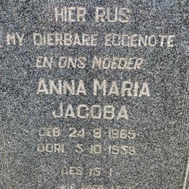 KRUGER Anna Maria Jacoba 1869-1953