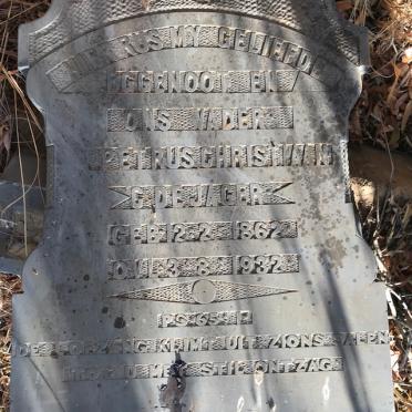 North West, KOSTER district, Spitskop 368_2, farm cemetery